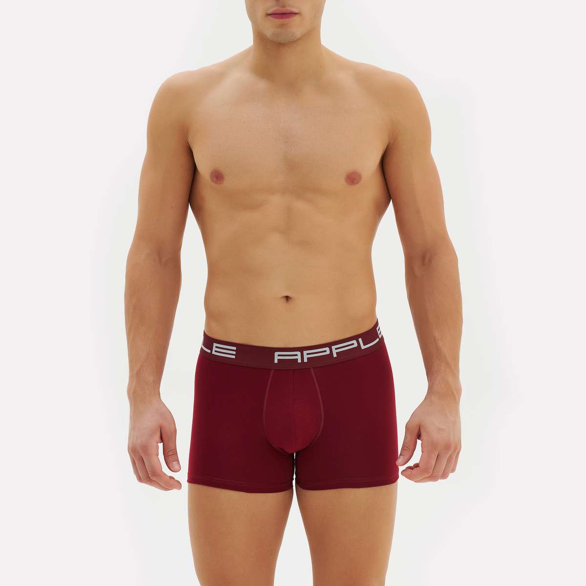APPLE BOXER MEN΄S BOXER 3PACK 0113965 BLACK-BORDEAUX-NAVY  - Μαύρο-Μπορντό-Μπλε - XL
